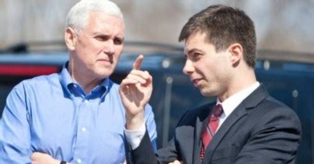 Pete Buttigieg Calmly Destroys Mike Pence with ‘Porn Star’ Diss in Epic Pre-Debate Chat — Watch