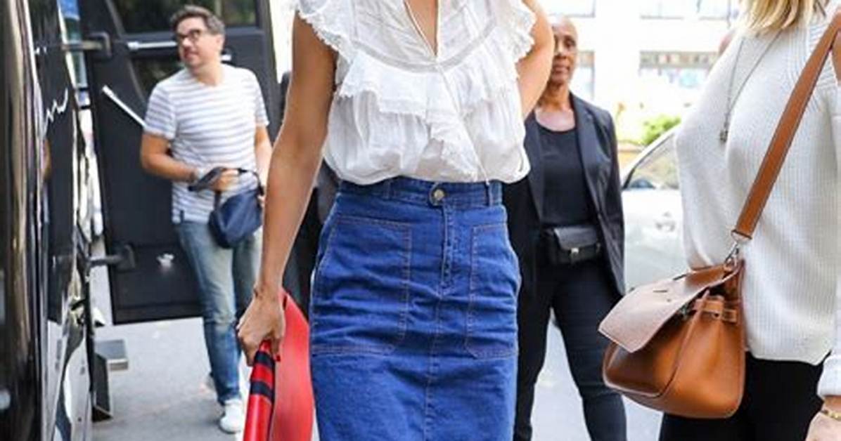 Photos of Celebrities Wearing Denim Looks – Hollywood Life