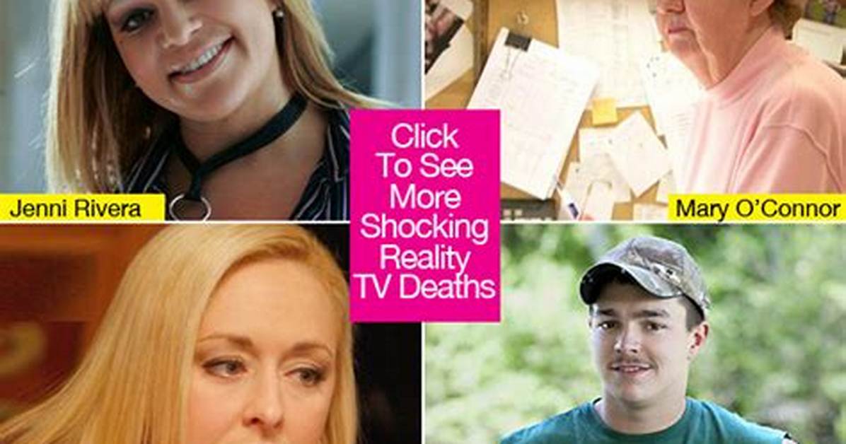 [Photos] Reality Star Deaths — Shain Gandee, Mindy Mccready & More – Hollywood Life