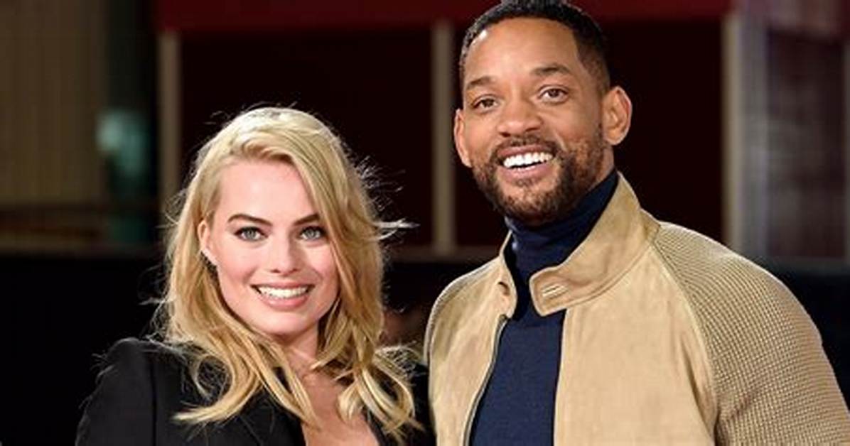 [Pic] Will Smith & Margot Robbie Together — Actors Face Cheating Rumors – Hollywood Life