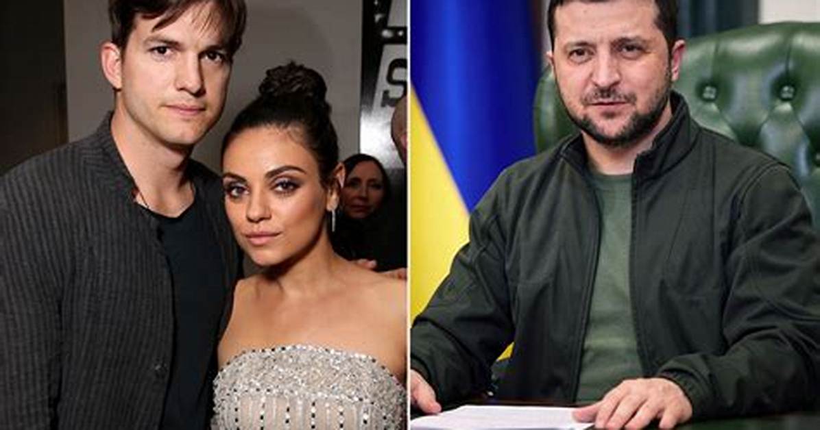 President Zelenskyy’s ‘Grateful’ for Mila Kunis & Ashton Kutcher’s Support After Zoom Call: Photo