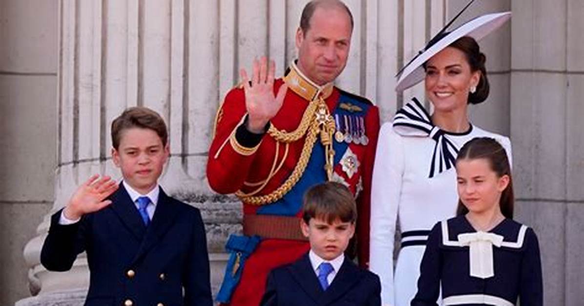 Prince William & Kate’s Kids George, 8, Charlotte, 6, & Louis, 3, Look So Grown up in Holiday Card