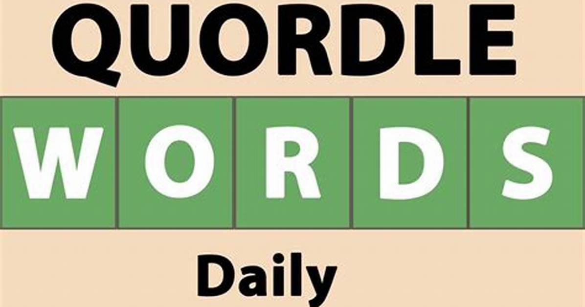 Quordle Daily Sequence: Unleash Your Cognitive Powers