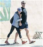 Renee Zellweger & Ant Anstead Hold Hands & Take His Son for a Walk in Laguna Beach — Photos