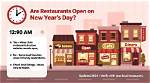 Restaurants Open on New Year's Day 2020 – Hollywood Life