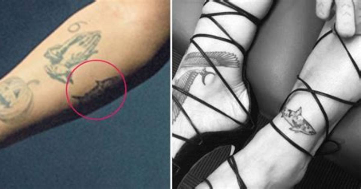 Rihanna Appears to Replace Drake Shark Tattoo in New Photo – Hollywood Life