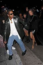 Rihanna Rocks Black Mini & A$Ap Rocky Sports Leather During Late-Night Date at La Club – Pics