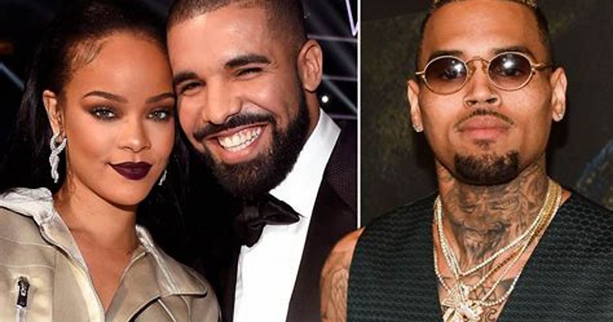 Rihanna ‘Struggling’ with Chris Brown & Drake’s Friendship: She’s ‘Nervous’ They’re Talking About Her
