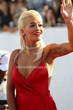 Rita Ora’s Vma Beauty — Red Hot Lips & Fierce Brows