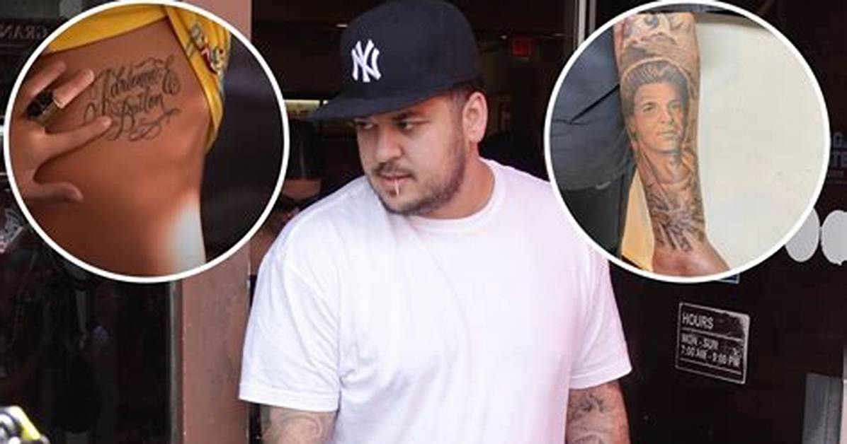 Rob Kardashian Adds New Tattoo Ink to Go with Hot New Body — See Pic