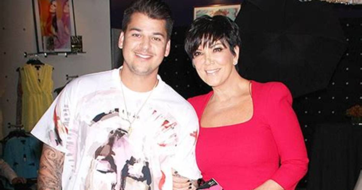 Rob Kardashian Greets Kris Jenner at Airport in Rare Photos Since Shedding Serious Weight in 2020