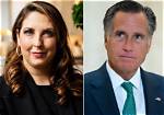 Ronna Mcdaniel and Mitt Romney