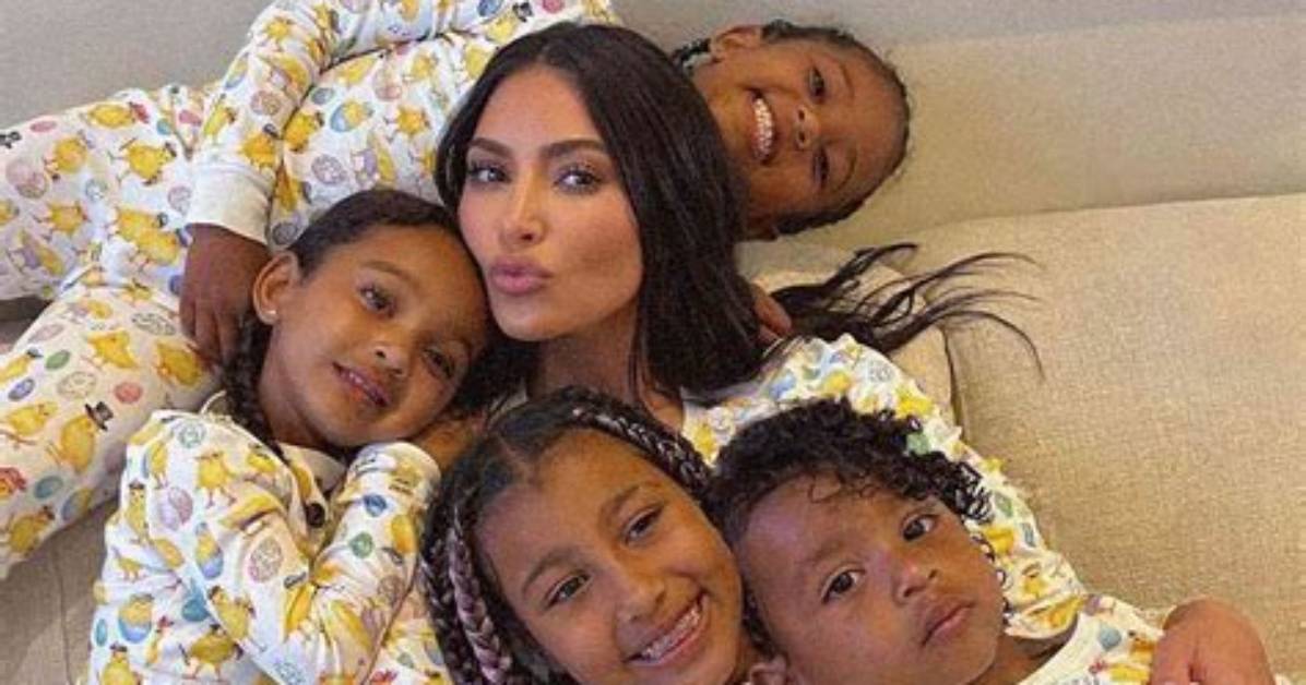 Saint West, 4, Giggles While Cuddling up to Brother Psalm, 1, in Adorable Video