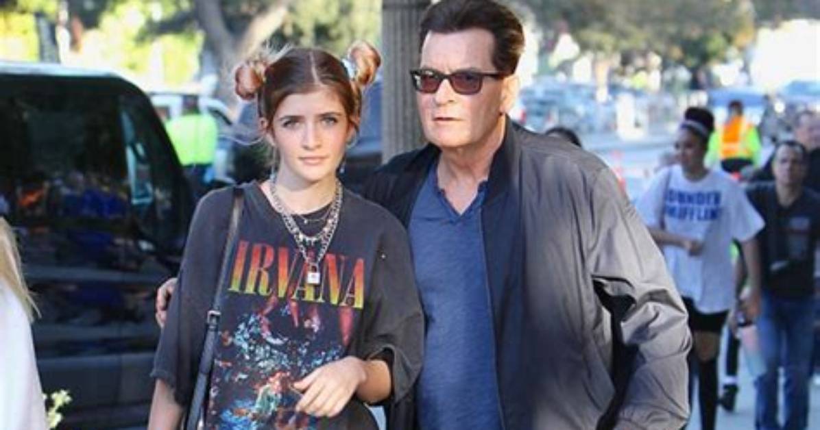 Sami Sheen Rocks Pink Outfit & Looks Like Charlie & Denise Richards – Hollywood Life