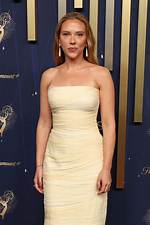 Scarlett Johansson Rocks Plunging Sequined Top at 1St Post-Baby Event with Colin Jost — Photos