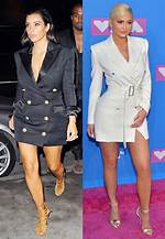 See Karjenners in Blazer Dresses – Hollywood Life