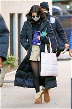 Selena Gomez Wearing Heels in Snow While Walking in Nyc: Photos – Hollywood Life