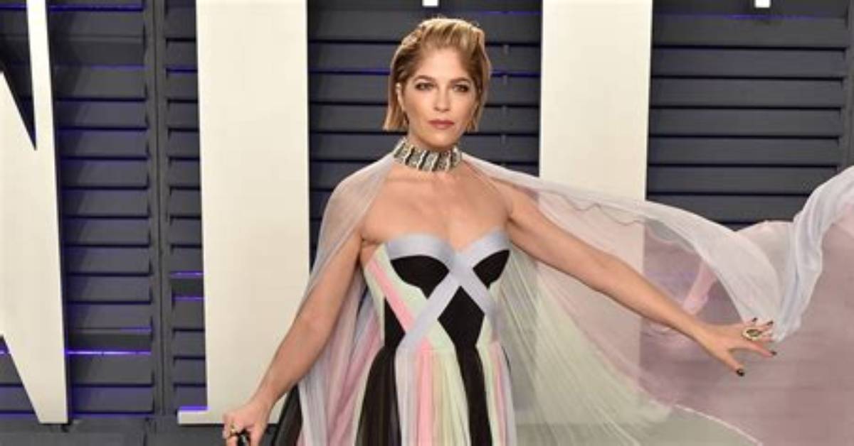 Selma Blair Looks Stunning in Silver Dress on Red Carpet with Adorable Son Arthur — Pics