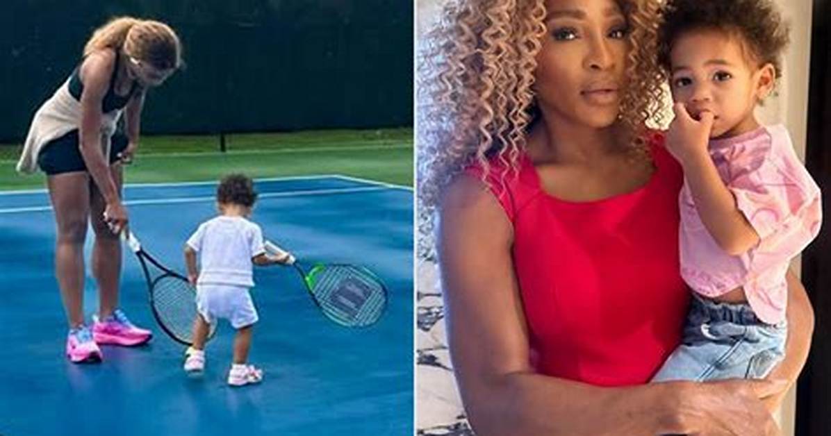 Serena Williams & Daughter, 2, Cuddle up in Bed with Alexis Ohanian During Maldives Vacay — Pic