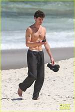 Shawn Mendes Goes for Shirtless Beach Swim After Running into Ex Camila Cabello at Met Gala