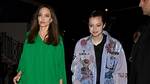 Shiloh Jolie-Pitt Rocks a Jean Jacket While Sister Zahara Wears a Yellow Dress out with Mom Angelina