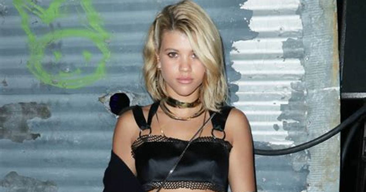 Sofia Richie Pairs Miniskirt with Cropped Halter on Kylie Jenner Birthday Trip