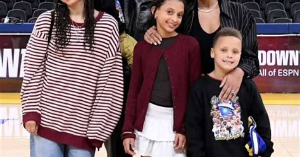 Steph & Ayesha Curry Cuddle up During Family Walk with Their Adorable Children — See Pics