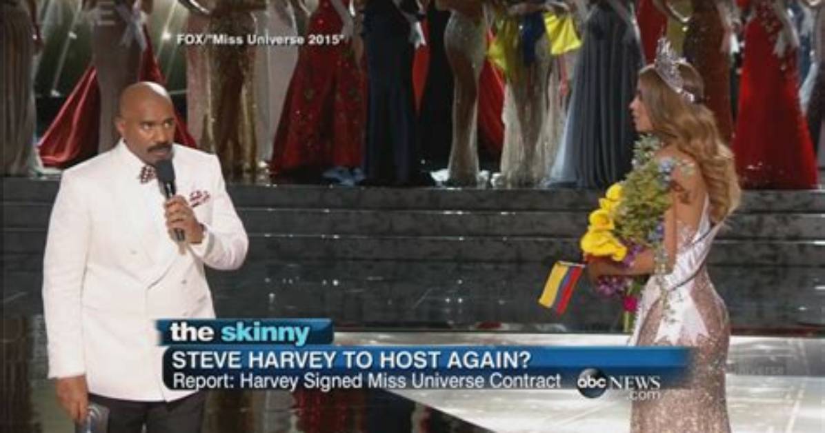 Steve Harvey Signs Multi Year Deal to Host Miss Universe — Taking Stage Again – Hollywood Life