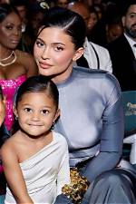 Stormi Webster, 3, Looks So Tall in Denim Dress as She Joins Pregnant Mom Kylie Jenner for Lunch