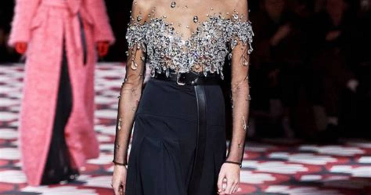 Supermodels Rocking Sexy Sheer Looks on the Runway – Hollywood Life