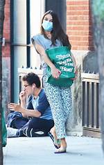 Suri Cruise, 14, Rocks Leopard Print Pants While Shopping with a Friend in Nyc — Pics