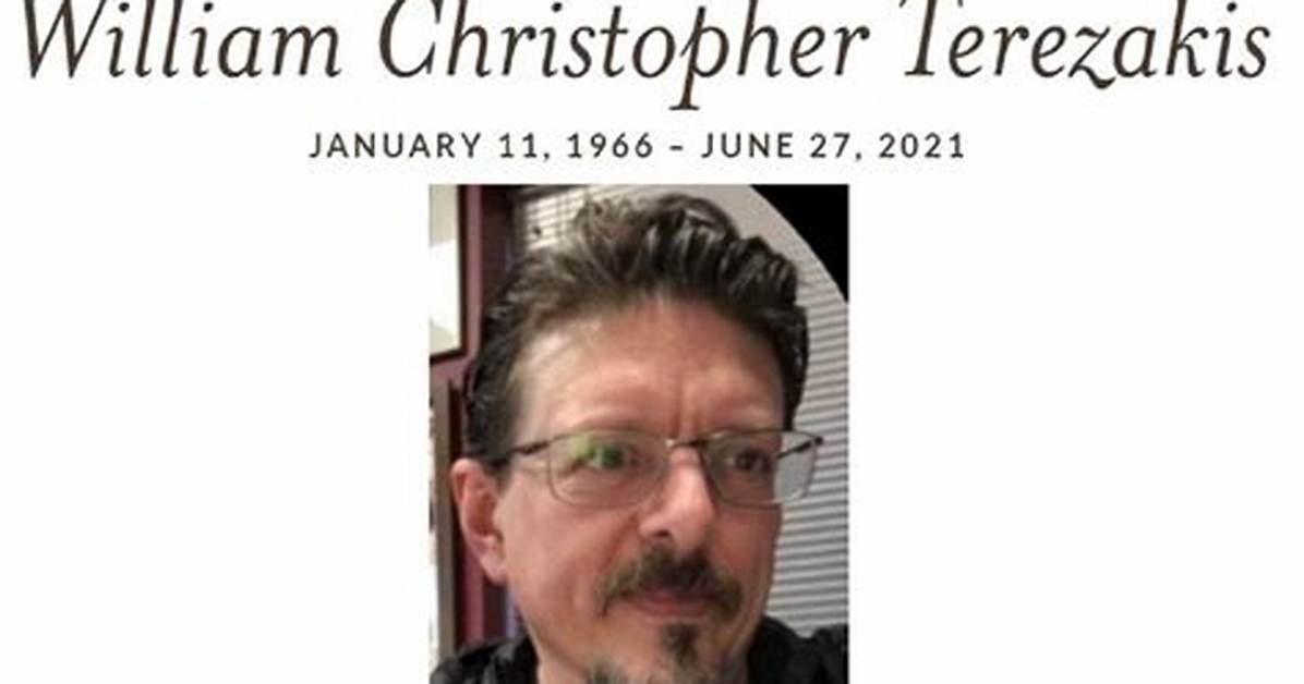 The Unbelievable Cause Behind Bill Terezakis' Passing