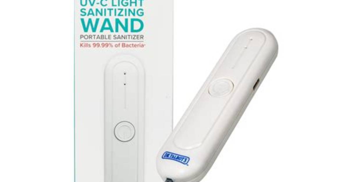 This $39 Sanitizing Wand Eliminates 99% of Germs on Your Phone & Jewelry