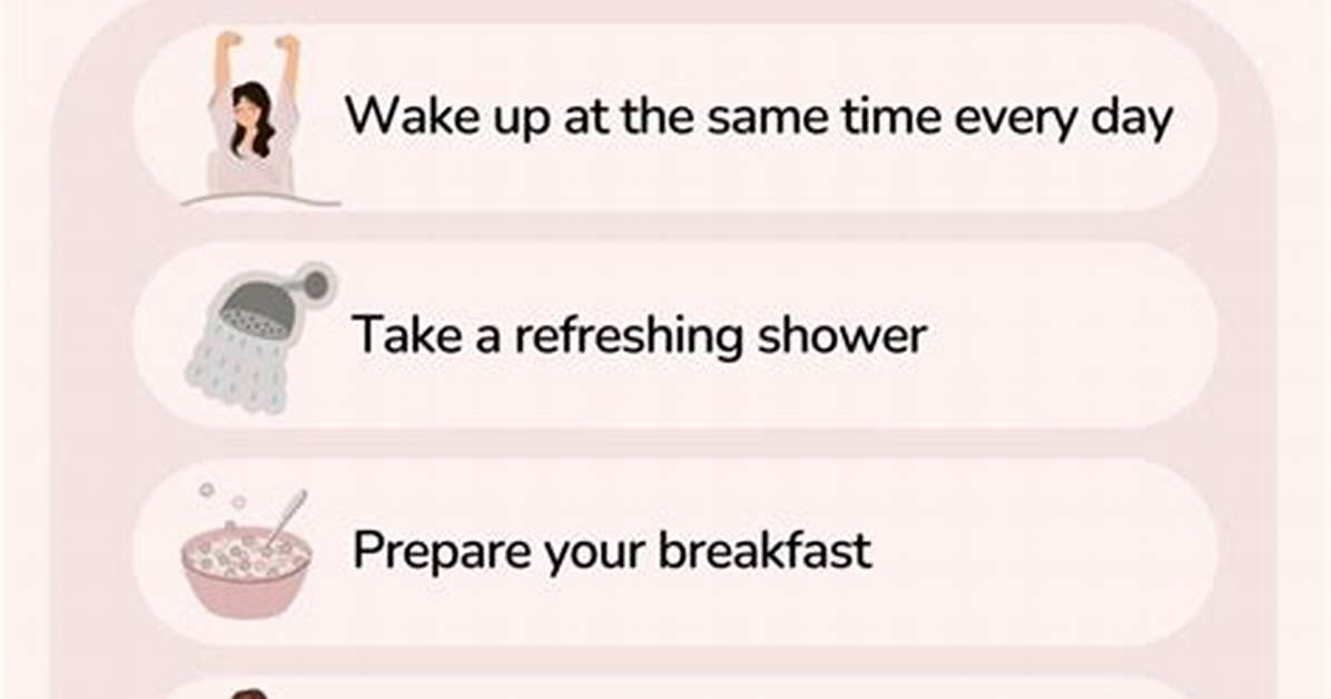 This Morning Routine Checklist Will Transform Your Day