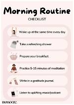 This Morning Routine Checklist Will Transform Your Day