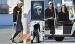 Tiger Woods Is Seen on Crutches 5 Months After Surgery Following Car Crash — Photos