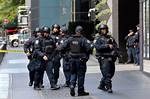 Time Warner Center Bomb Scare — Pics