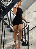Tiny Rocks Sexy Black Mini Dress for Football Game with Daughter Heiress, 4 — Pic