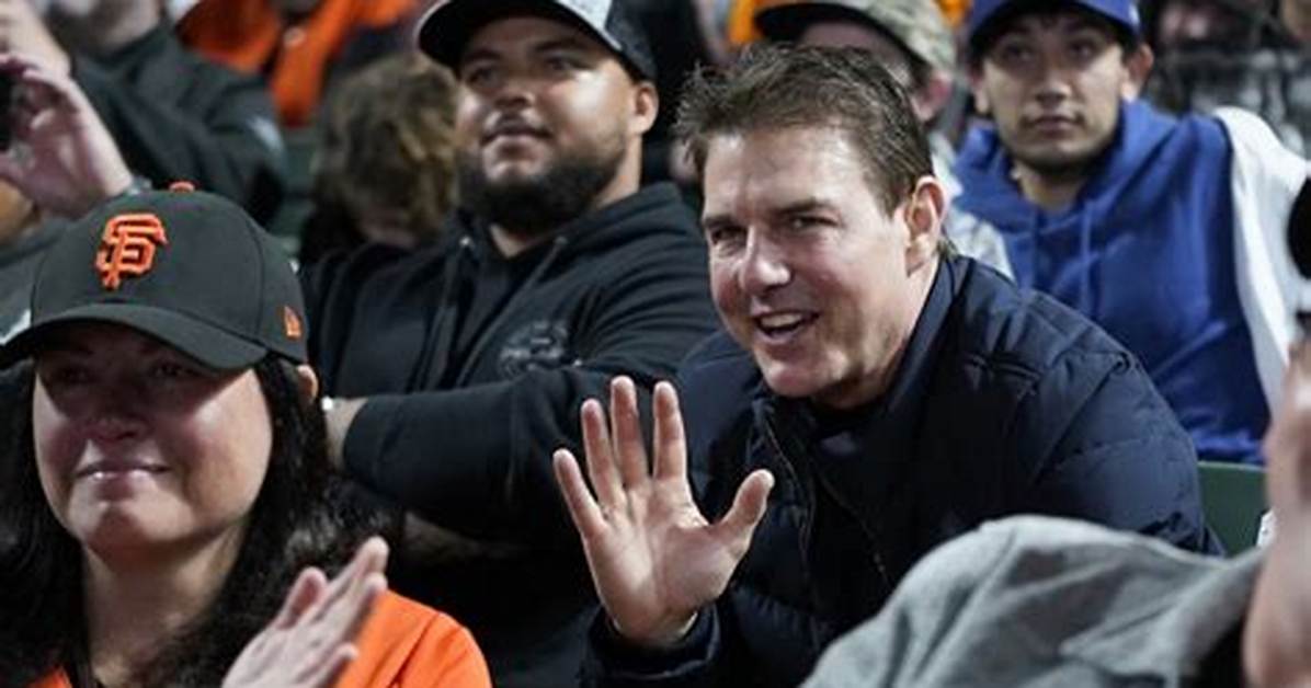 Tom Cruise & Son Connor Attend Baseball Game — Photos – Hollywood Life