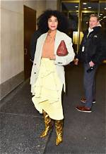 Tracee Ellis Ross, 47, Sizzles in Metallic Gold Gown While Presenting at the Emmys