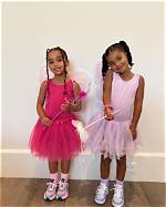 True Thompson, 2, Looks So Cute in $320 Burberry Dress & Kiddie Dr. Martens – See Cute Pics