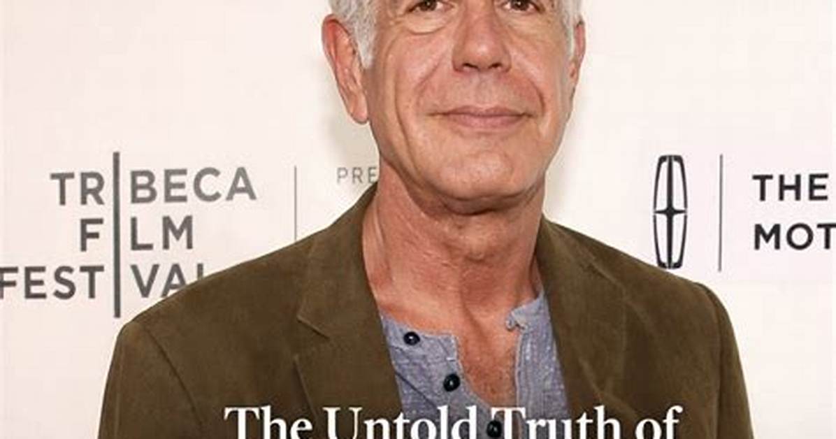 Uncover the Untold Story of Anthony Bourdain and Nancy Putkoski