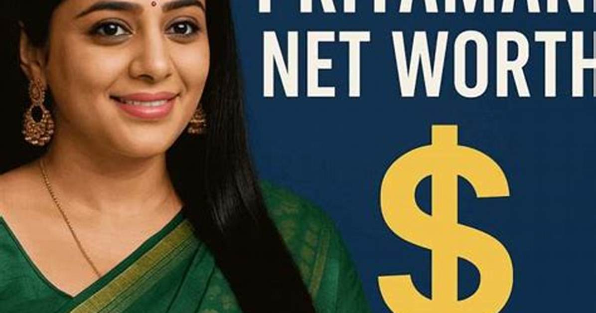 Unveiling Priyamani's Net Worth: the Journey of a Versatile Actress