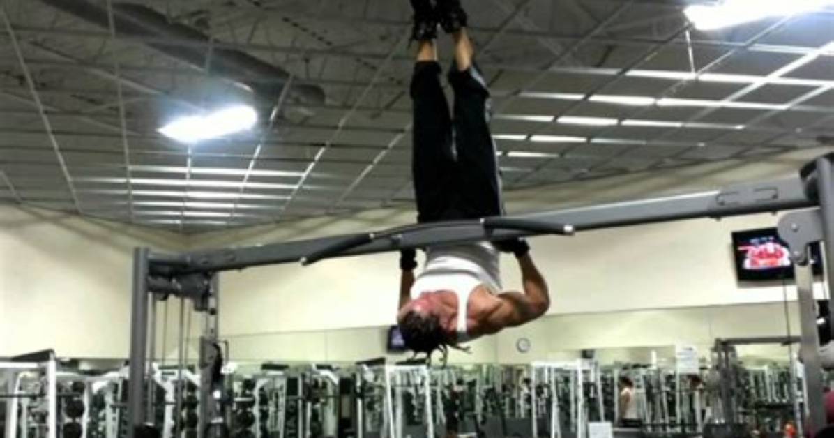 Upside Down Pull-up from Punching Bag – Hollywood Life