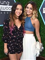 Vanessa Hudgens in Crop Top with Sister, Stella: Photo – Hollywood Life