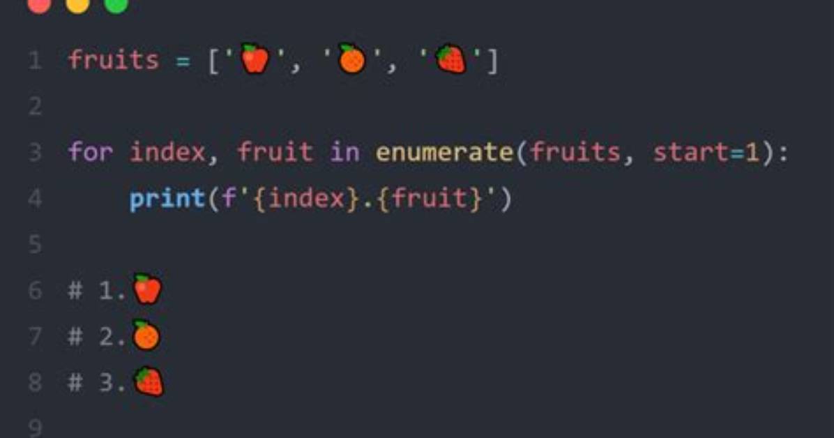 What Is Enumerate Function in Python