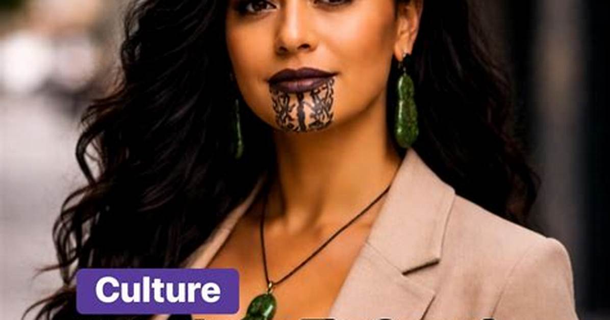 What Is Moko Kauae Tattoo Meaning? Newshubs Oriini Kaipara Makes History with Maori Face Ta
