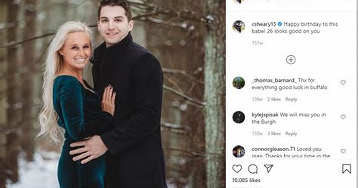 Who Is Conor Sheary Wife-to-Be Jordan Sullivan? Age Difference & Children Explored
