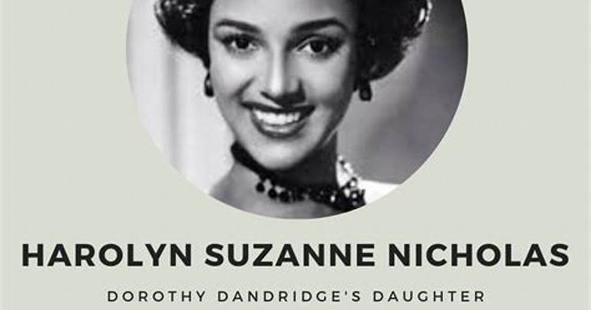 Who Is Harolyn Suzanne Nicholas Dorothy Dandridges Daughter?