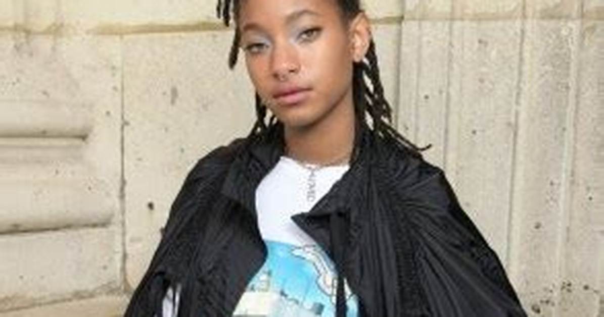 Willow Smith Stuns in Bare-Chested Red Look & Fierce Makeup for ‘Allure’ Cover: Photos
